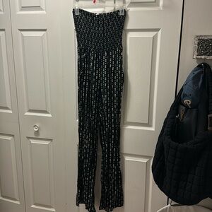 Socialite Black & White Patterned Jumpsuit